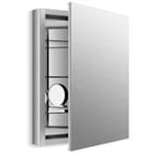 Kohler Verdera Collection 24" x 30" Mirrored Medicine Cabinet with Adjustable Magnifying Mirror and Slow Close Door N/A