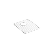 Kohler Deerfield Basin Rack Left 15 3/8" x 13 1/16" Stainless Steel