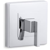 Kohler Loure Single Handle Rite-Temp Pressure Balanced Valve Trim Only with Metal Lever Handle Polished Chrome