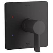 Kohler Parallel Pressure Balanced Valve Trim Only with Single Lever Handle - Less Rough In Matte Black