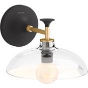 Kohler Lighting Tone 7" Tall Bathroom Sconce Black / Brass
