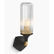 Kohler Lighting Occasion 17" Tall Bathroom Sconce Black / Brass