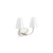 Kohler Lighting Kernen by Studio McGee 2 Light 15" Wide Vanity Light Polished Nickel