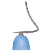 Kovacs 3" Wide Hand Blown Glass Shade in Light Blue for the Series 1 GK LIGHTRAIL® Series Light Blue
