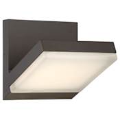 Kovacs Angle 7" Tall LED Wall Sconce with Etched Glass Oil Rubbed Bronze