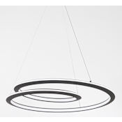 Kovacs Infinite 28" Wide Abstract LED Chandelier Coal