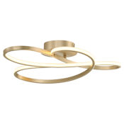 Kovacs Astor 20" Wide LED Semi-Flush Ceiling Fixture Soft Gold