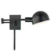 Kovacs 1 Light Plug In Wall Sconce from the George's Reading Room Collection Antique Bronze