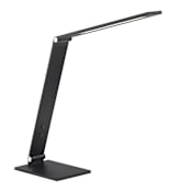 Kovacs Portables 15" Tall LED Boom Arm Table Lamp Anodized Brushed Coal