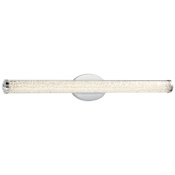 Kovacs Diamonds LED 32" Wide Integrated LED ADA Bath Bar with Crystal Filled Shade Chrome