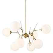 Kovacs Polares 8 Light 36" Wide Chandelier Honey Gold