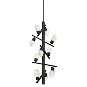 Kovacs Kosmyc 10 Light 15" Wide LED Pendant Sand Black