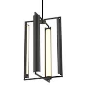 Kovacs Trizay 16" Wide LED Multi Light Pendant Coal