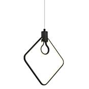 Kovacs Edisons Outline 12" Wide LED Abstract Pendant Coal