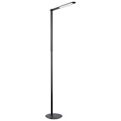 Kovacs Task Portables 57" Tall LED Accent Floor Lamp Coal