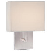 Kovacs LED 11" Tall ADA Wall Sconce with Square Shade from the On the Square Collection Brushed Nickel