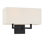 Kovacs 2 Light 11" Tall Wall Sconce Coal