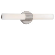 Kovacs Saber II 2 Light 5" Tall LED Wall Sconce Brushed Nickel