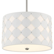 Kovacs Patchwork 3 Light 16" Wide Pendant Polished Nickel