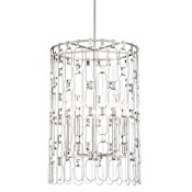 Kovacs Charming 5 Light 17" Wide Pendant Polished Nickel