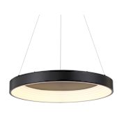 Kovacs Conc 24" Wide LED Suspension Pendant Coal