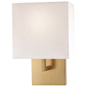 Kovacs 1 Light 11.25" Tall ADA Compliant Wall Sconce with Square Shade from the On the Square Collection Honey Gold