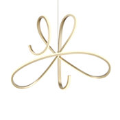 Kovacs Astor 17" Wide LED Abstract Pendant Soft Gold