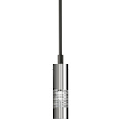 Kovacs Grid 3 1 Light 3" Wide Mini Pendant Coal / Brushed Nickel
