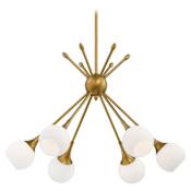 Kovacs Pontil 6 Light 24" Wide Chandelier Honey Gold