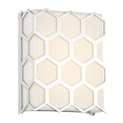 Kovacs Missing Link 6" Wide LED Bathroom Sconce with Aquarium Glass Shade Polished Nickel