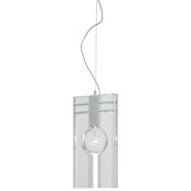 Kovacs 1 Light 5" Wide Mini Pendant with Clear Glass Shade Chrome