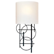 Kovacs 1 Light 19" High Wall Sconce Black