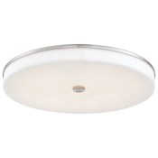 Kovacs 1 Light 15" Wide LED Flush Mount Ceiling Light Convertible to Wall Sconce from the U.H.O. Collection Brushed Nickel