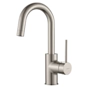 Kraus Oletto 1.8 GPM Single Hole Bar Faucet Spot-Free Stainless Steel