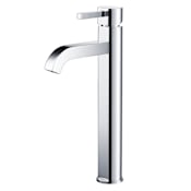 Kraus Single Hole Vessel Bathroom Faucet from the Ramus Collection Chrome