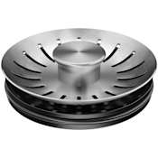 Kraus 3-1/8" Basket Strainer Stainless Steel / Matte Black