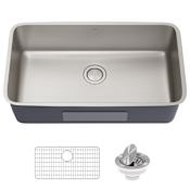 Kraus Dex 33" Undermount Single Basin 16 Gauge Stainless Steel Kitchen Sink Stainless Steel