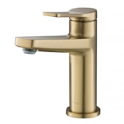 Kraus Indy 1.2 GPM Single Hole Bathroom Faucet Less Drain Assembly Brushed Gold