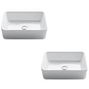 Kraus Pack of (2) Elavo 19" Ceramic Vanity Top White