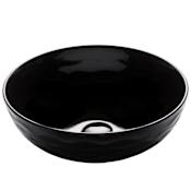 Kraus Viva 16-1/2" Circular Vitreous China Vessel Bathrrom Sink - Less Overflow Black