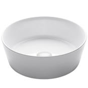 Kraus Viva 15-3/4" Circular Vitreous China Vessel Bathrrom Sink - Less Overflow White