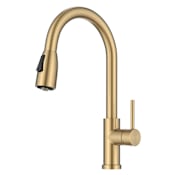 Kraus Coda 1.8 GPM Single Hole Kitchen Faucet Brushed Brass