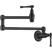 Kraus Allyn 4 GPM Wall Mounted Single Hole Pot Filler Matte Black
