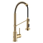 Kraus Bolden Touchless 1.8 GPM Single Hole Pre-Rinse Pull Down Kitchen Faucet with Integrated Sensor Brushed Brass