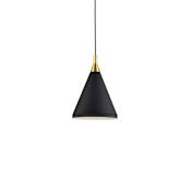 Kuzco Lighting Dorothy 10" Wide Mini Pendant Black / Gold