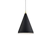 Kuzco Lighting Dorothy 16" Wide Pendant Black / Gold