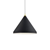 Kuzco Lighting Dorothy 24" Wide Pendant Black / Gold