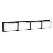 Kuzco Lighting Watford 4 Light 35" Wide LED Bath Bar Black