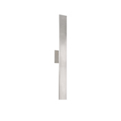 Kuzco Lighting Vesta 28" Tall LED Outdoor Wall Sconce Brushed Nickel