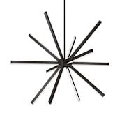 Kuzco Lighting Sirius 47" Wide LED Sputnik Chandelier Black